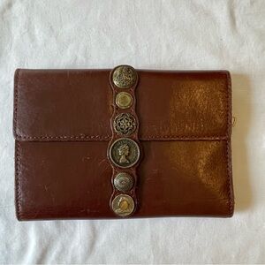 Patricia Nash Leather Wallet with Coin Accents